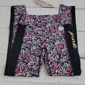 𝅺pink by Victoria's Secret Ultimate Athletic Leggings Beautiful Bright Floral